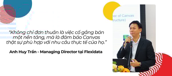 Chia sẻ của Anh Huy Trần về Canvas _Canvas x Flexidata