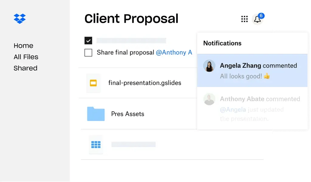 Be informed with Dropbox