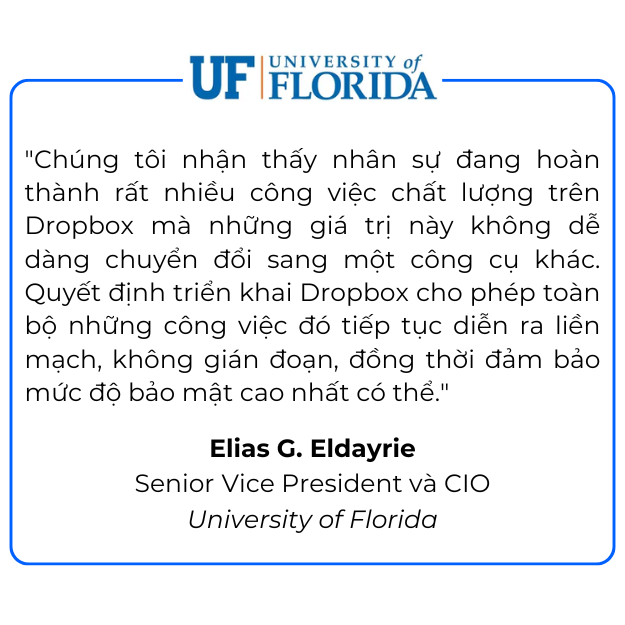 Dropbox's Customer: University of Florida