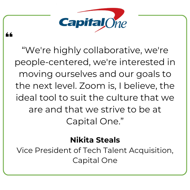 Zoom Testimonial Capital One