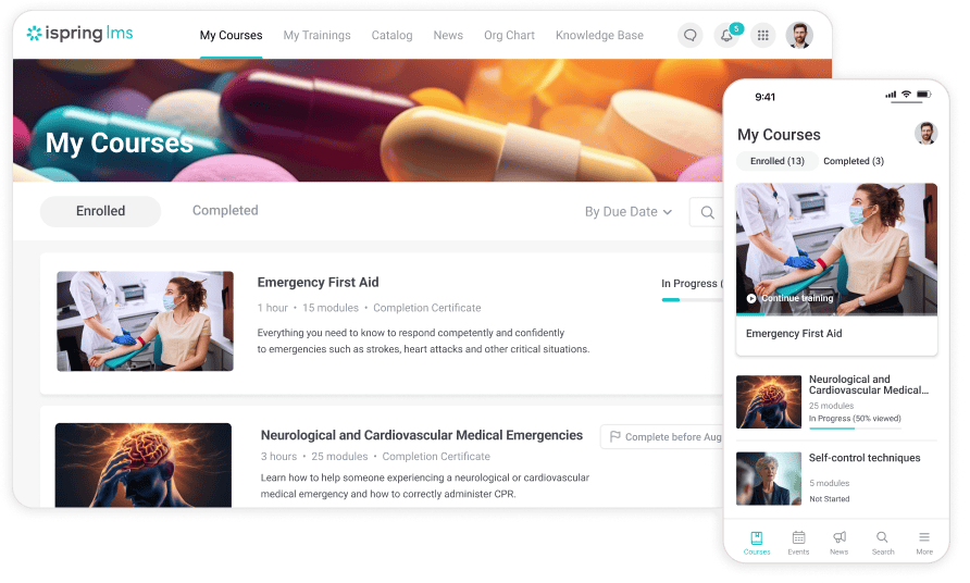 Đào tạo nhân sự thống nhất trên hệ thống iSpring LMS