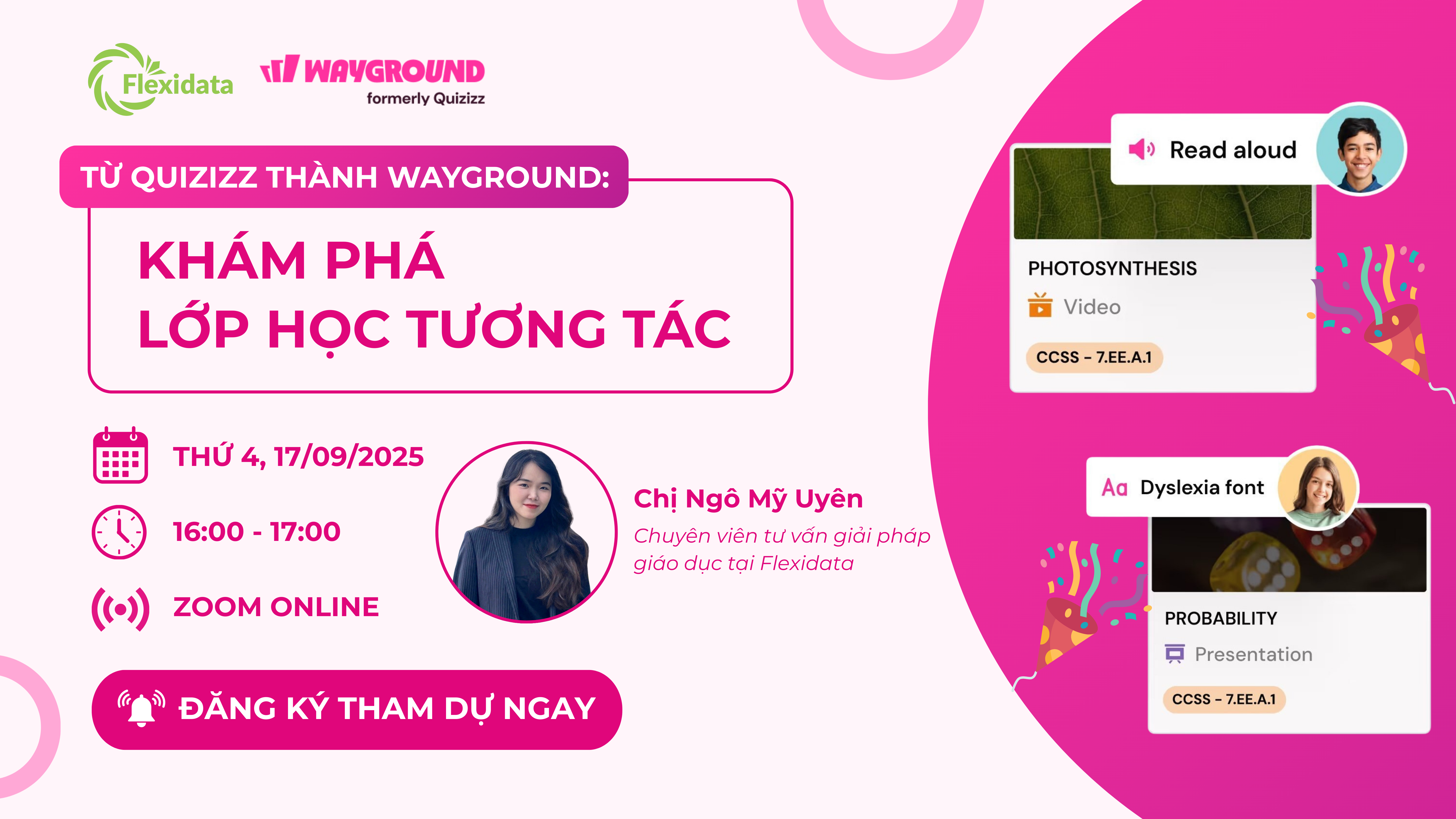 WEBINAR KHÁM PHÁ LỚP HỌC TƯƠNG TÁC
