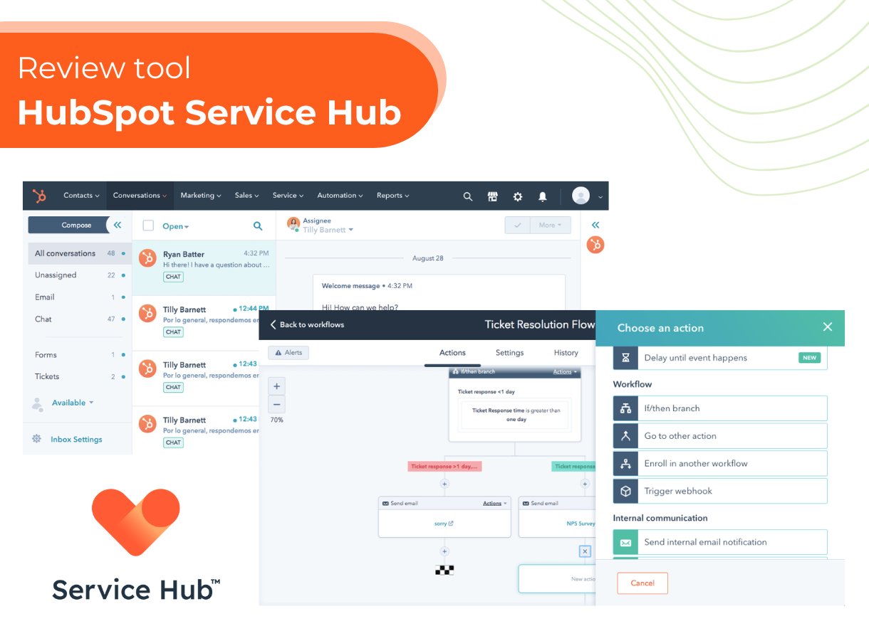 Review tool: HubSpot Service Hub