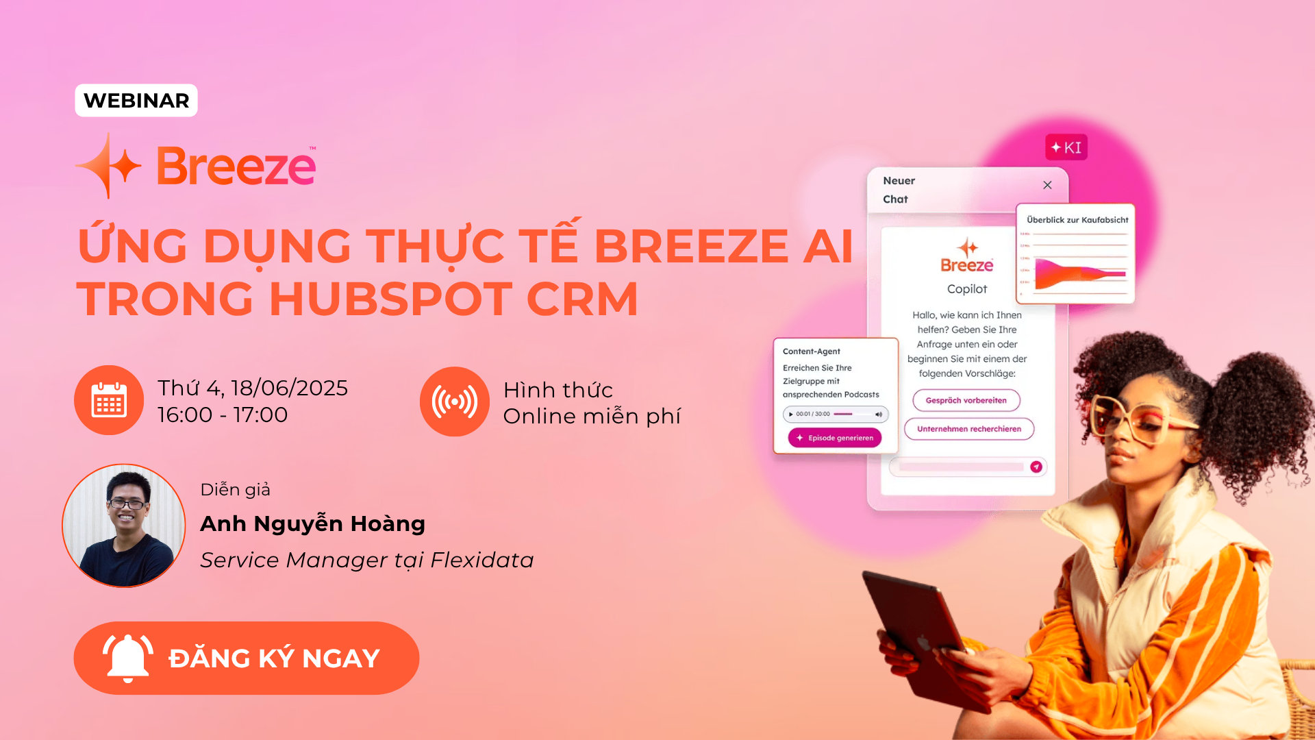 WEBINAR ỨNG DỤNG THỰC TẾ BREEZE AI TRONG HUBSPOT CRM