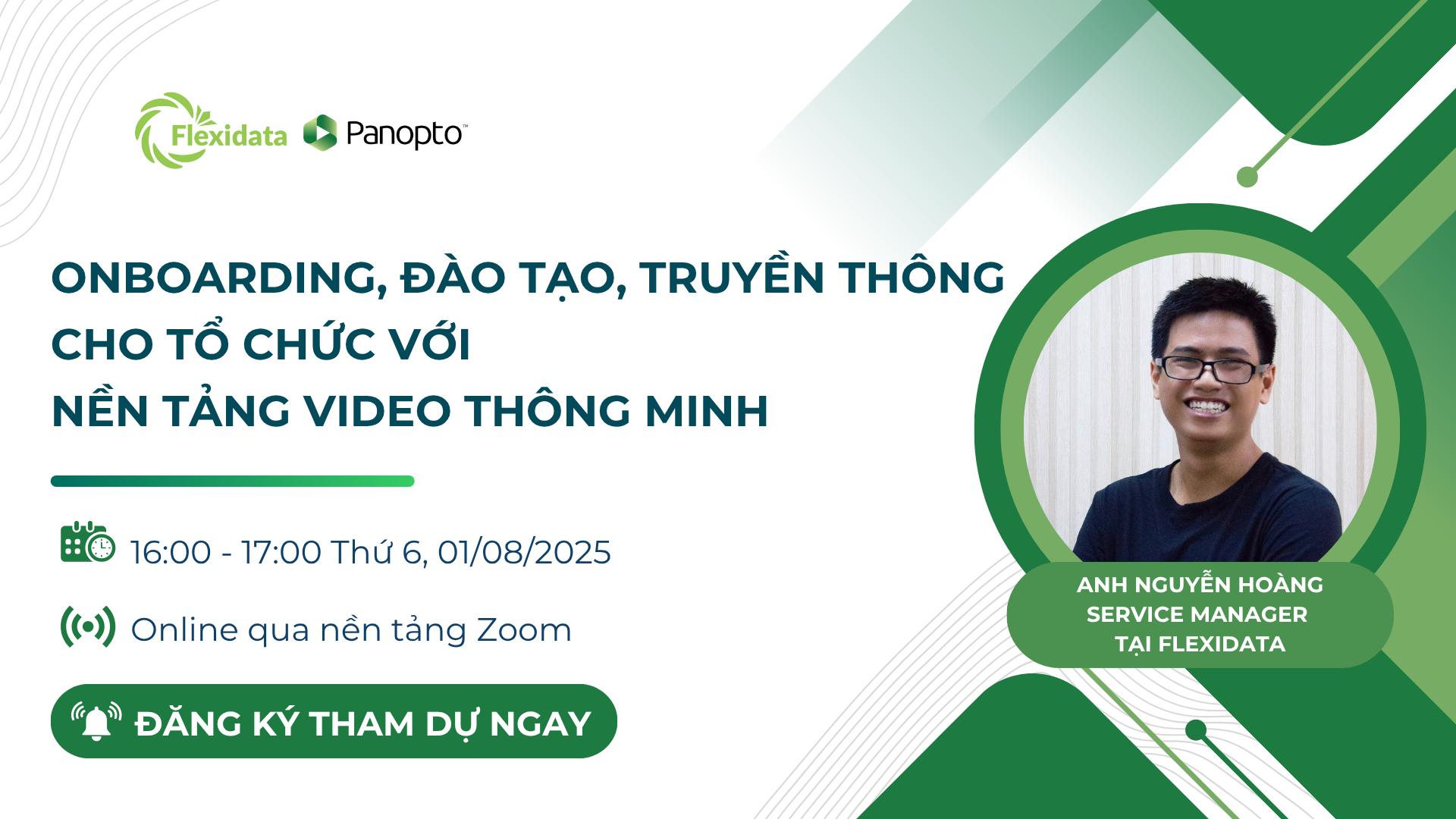 WEBINAR ONBOARDING, ĐÀO TẠO, TRUYỀN THÔNG CHO TỔ CHỨC VỚI NỀN TẢNG VIDEO THÔNG MINH