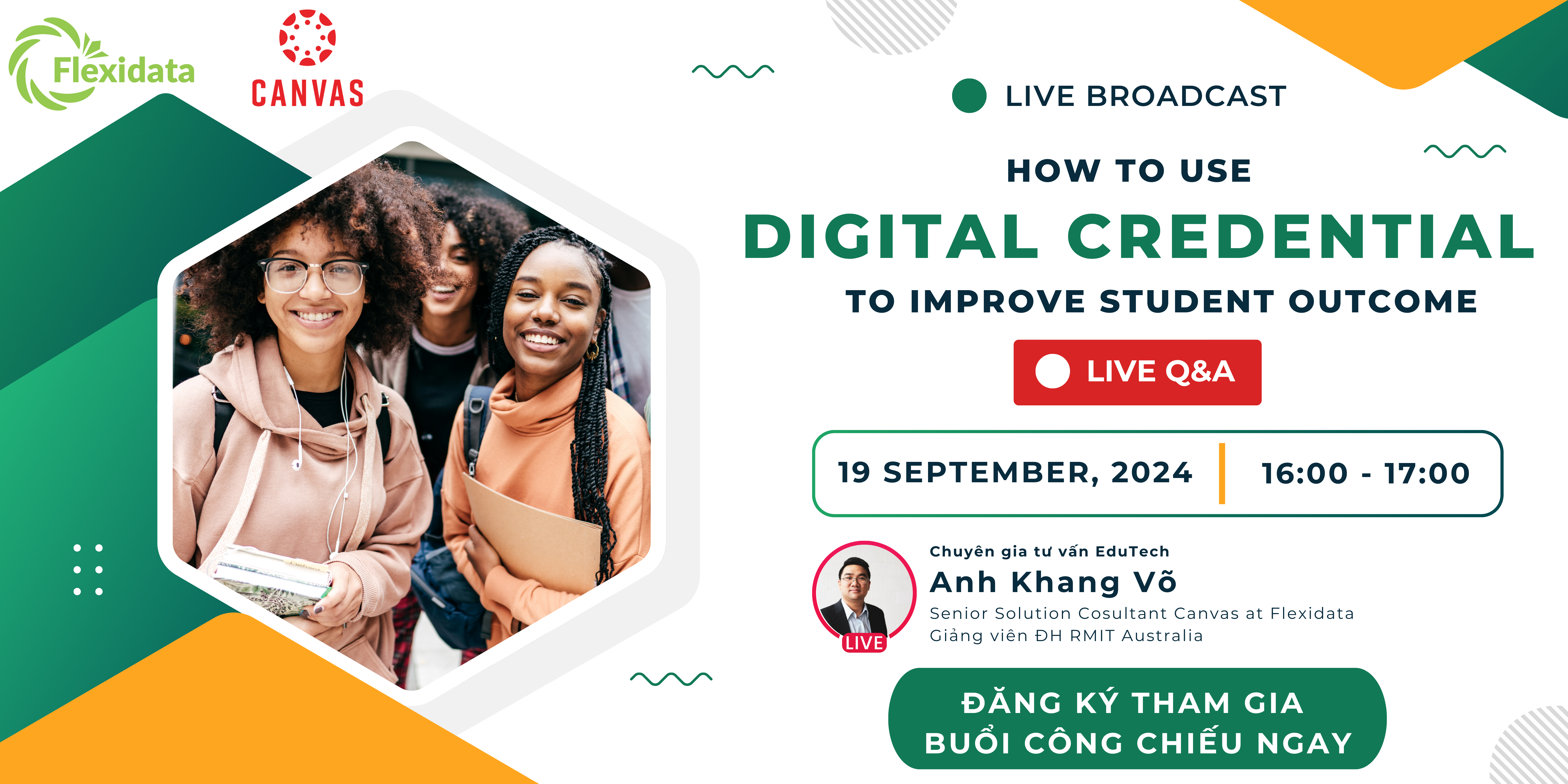 LIVE BROADCAST HOW TO USE DIGITAL CREDENTIALS TO IMPROVE STUDENT OUTCOME
